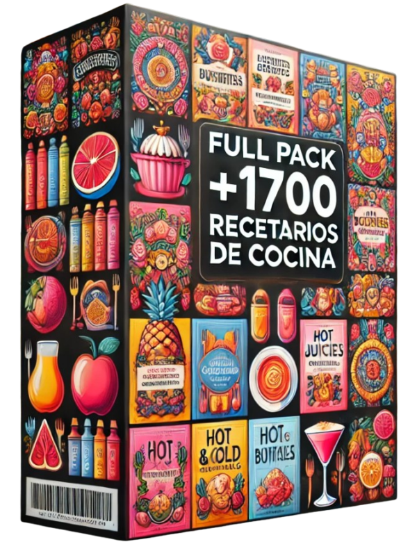 FULL PACK +1700 RECETARIOS DE COCINA